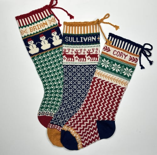 Image of Snowman Christmas Stocking