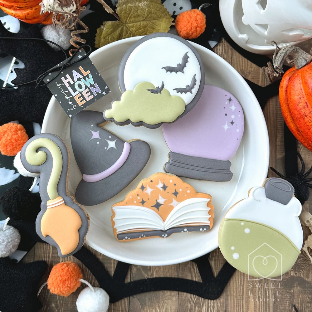 Image of Halloween Cookies--HALF or FULL DOZEN Boxes