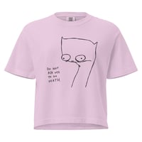 Image 1 of Women’s heavyweight boxy tee DO NOT ASK ME TO DO MATH 
