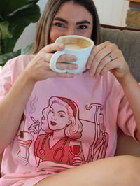 Image 3 of BWWIK Sleepy Tee - Pink