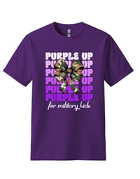 Image 1 of Purple up camo bow 