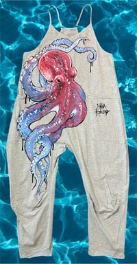 Image 1 of “OCTOPUS CANDY” CUSTOM PAINTED BAGGY JUMPER MEDIUM