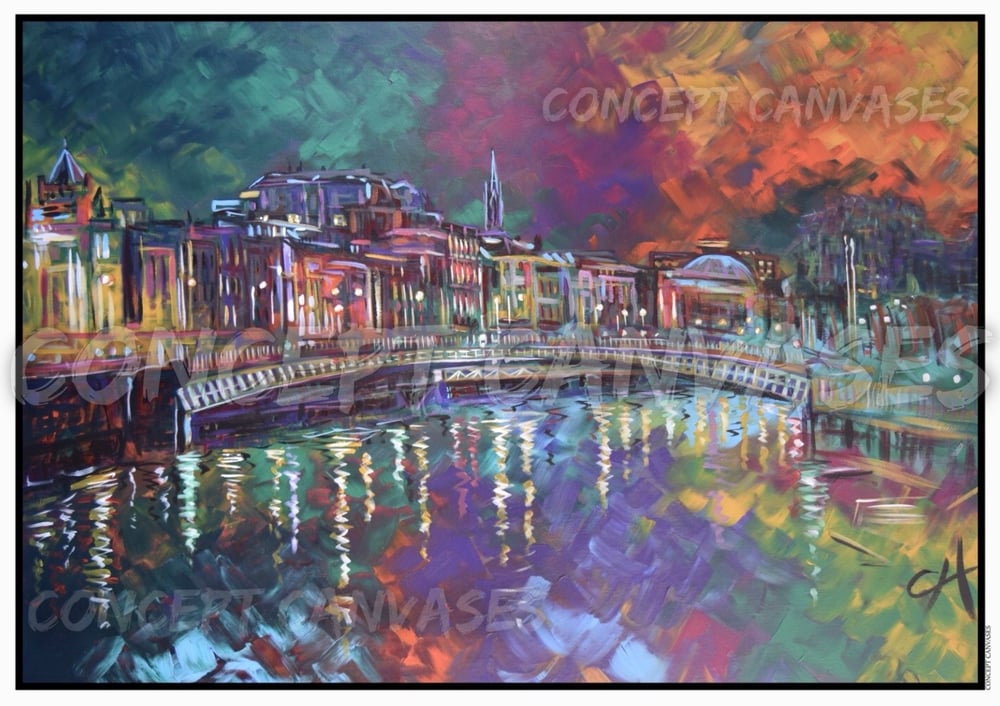 Image of Dublin ‘The Life Of The Liffey’ A3 Print