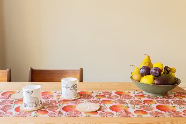 Image of Pomegranate table runner