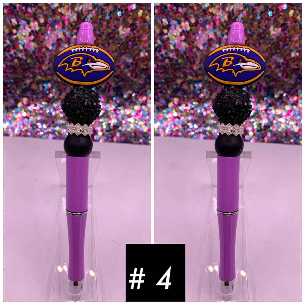 Image of Football Pen Purple 