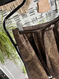 Image 2 of custom snake print wrap skirt