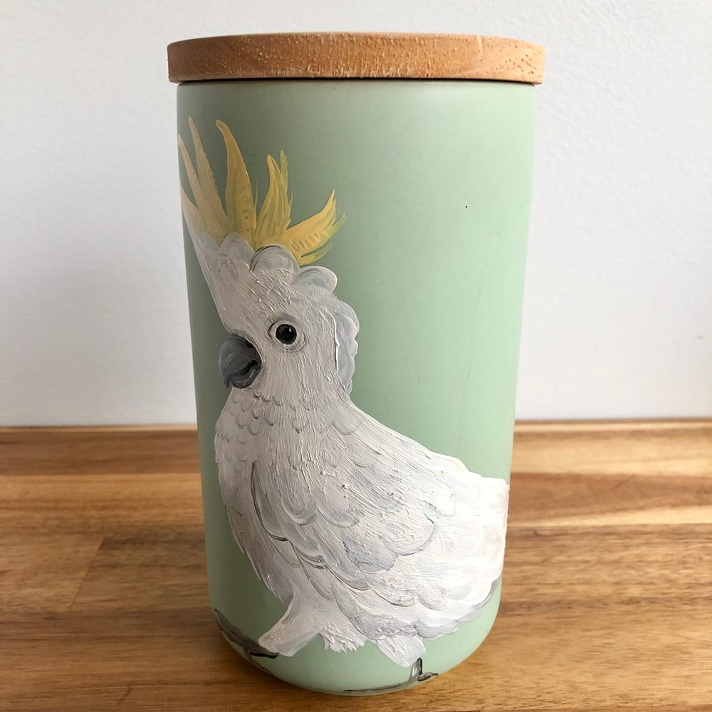 Sulphur Crested Cockatoo Canister