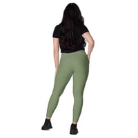 Image 7 of Army Fatigue Leggings with pockets