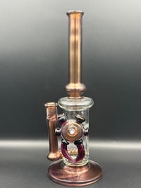 Image 1 of Gold amethyst over electrum mini stemline straight tube