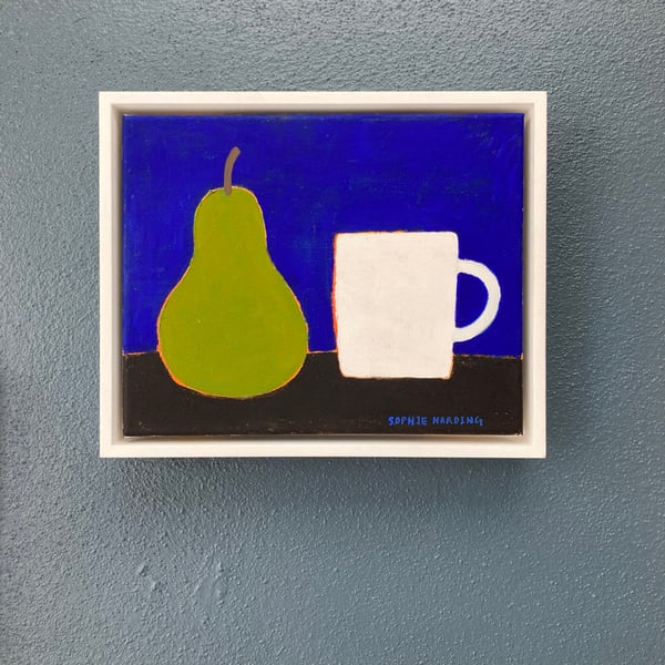 Image of Green Pear and Cup