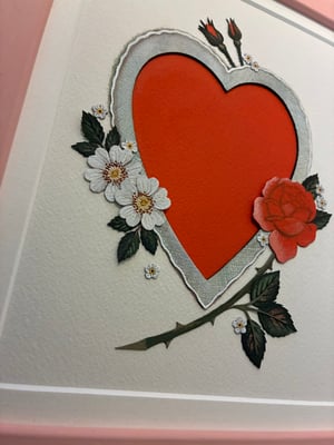 Image of Red Rose Ready Made for Pet Portrait Original