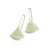 Image 1 of Rutilated Prehnite Earrings