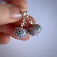 Image 2 of Folk Flower Earring - Pastel Pink