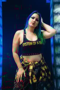 Image 7 of System of a Down Flannel/Crop Top Set