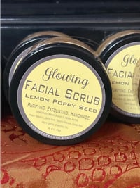 Image 1 of Glowing Facial Scrub Lemon Poppyseed Facial Polish – Hydrating Glow Scrub