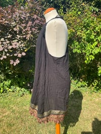 Image 3 of Upcycled Beach Cover-up Dress With Lace Trim