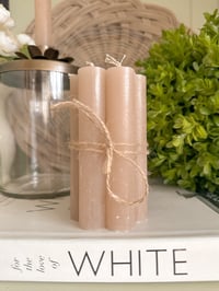 Image 3 of Rustic Short Dinner Candles ( 2 Colours )