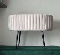 Image 1 of Baby Bassinet Crib Cot Slanted black rode Legs