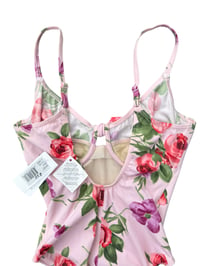 Image 4 of Floral Rose Bow Underwired Swimsuit 34DD