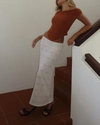 Image 4 of ATHENA MAXI SKIRT - CROCHET LACE
