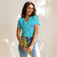 Image 3 of Payola Women’s relaxed v-neck t-shirt