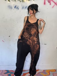 Image 3 of “VENUS EYE TRAP” BLEACH PAINTED OVERSIZED JUMPER MEDIUM
