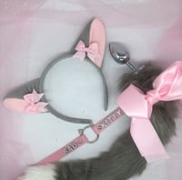 Gray/Pink PetPlay 🐱 Set