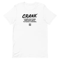 Image 1 of LOVEDCGOGO "C.R.A.N.K - Congo Rhythms Amplified Next to Kicks & Snares" Light Unisex Tee 