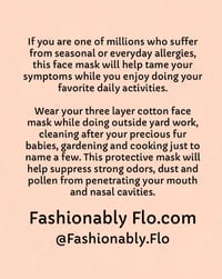 Image 5 of HAITI black jersey fabric custom painted 3 layer reversible face mask