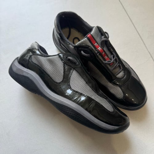 Image of 2000s Dark Green Prada Cups, Size UK 6