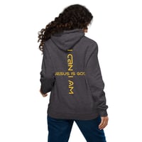 Image 18 of I Can I Am "Weapons Formed" Unisex eco raglan hoodie