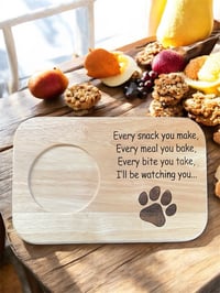 Image 1 of Paw Print Tea & Biscuit Board
