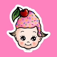 ‘KEWPIE ICE CREAM’ Vinyl Sticker