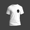 Destac Classic White Logo Tee