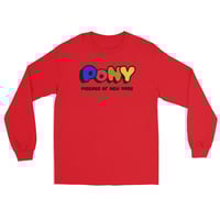 Image 2 of PoNY Phase5  Long-Sleeved Shirt (WHI, RED or ROYAL)