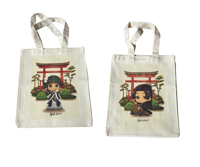 Image 2 of 🌸 Tote Bag Kyashi Waii – Édition Chibi Japonaise🌸