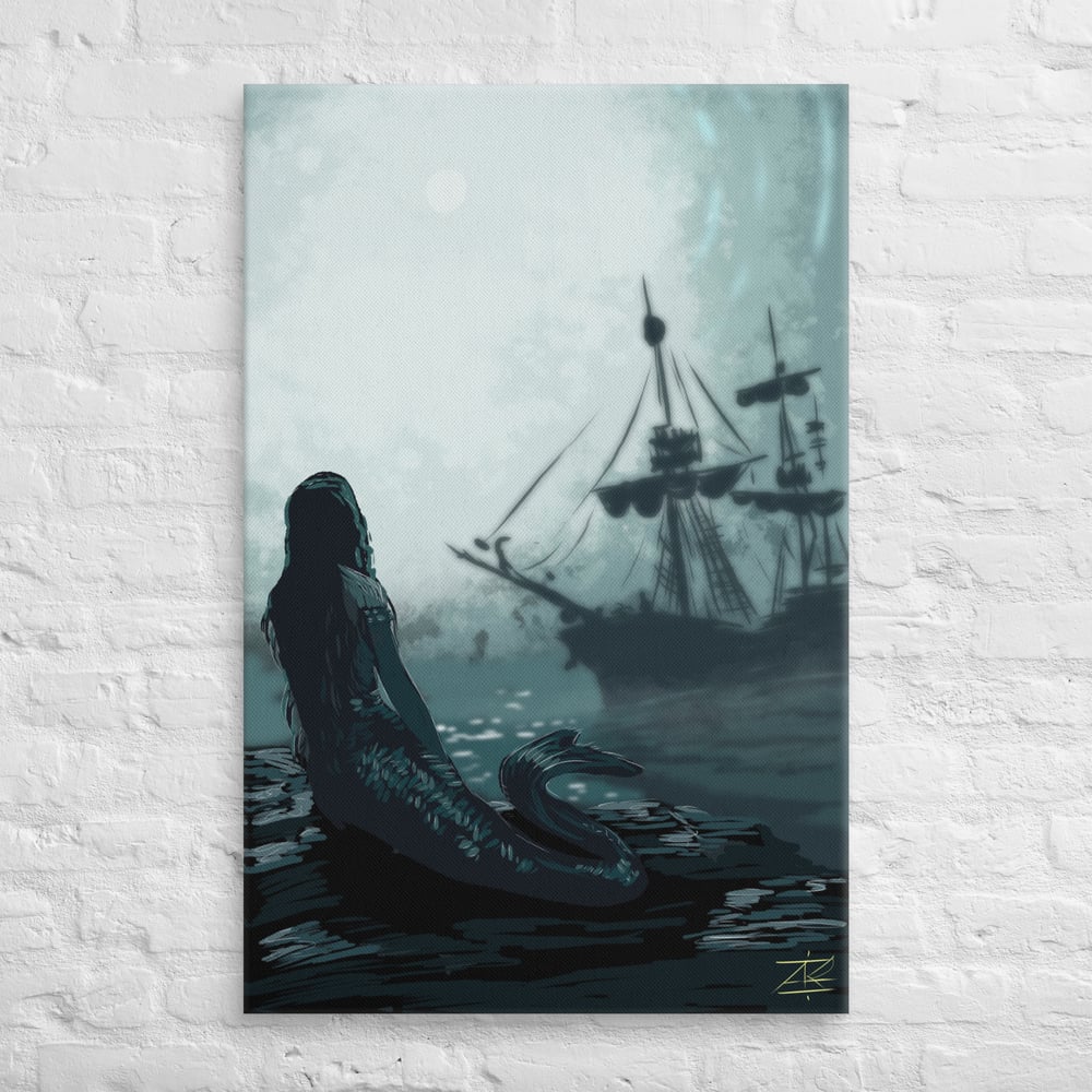 Only the siren sees on Canvas