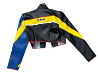 Image 2 of Drive Me Crazy Cropped Racer Jacket 