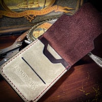 Image 2 of de Clisson Wallet - Grey & Tobacco