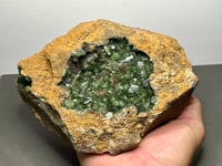 Image 2 of Ludlamite Crystal Geode Cluster Specimen | Brazil #2852