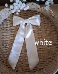 Image 5 of Long Tail Satin Bow