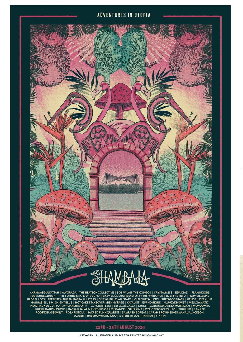 Image of Shambala 2024 Silk Screen Print