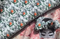 Image 1 of Snow drop robbin scrunchie