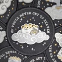 Never get to Heaven (Beans / Biscuits / Boy Scouts) - campfire songbook patch