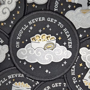 Image of Never get to Heaven (Beans / Biscuits / Boy Scouts) - campfire songbook patch