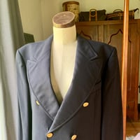 Image 3 of Jupiter Double Breasted Navy Wool Jacket XL