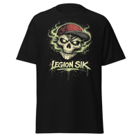 Image 1 of legion Sik Smoking Skull Tee