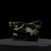 Slouchy Camouflage Clutch 