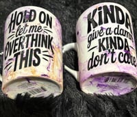 Image 2 of Red and white mug 