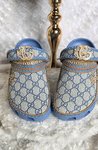 Image 2 of Blue Gorg Girl CROCS Only
